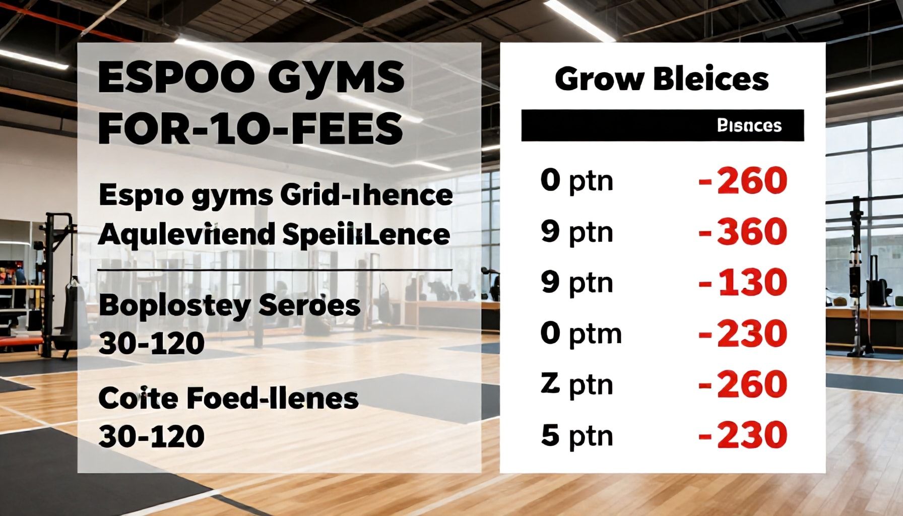 Espoon kuntosalien kuukausihintojen todelliset erot: 30–120 euron luokassa näin rahat kääntyvät palveluiksi