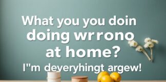 Mitä teet väärin kotona? Minä teen alot väärin! What are you doing wrong at home? I'm doing everything wrong!