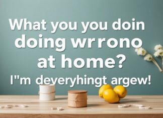 Mitä teet väärin kotona? Minä teen alot väärin! What are you doing wrong at home? I'm doing everything wrong!