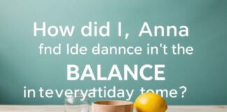 Miten minä, Anna, löysin tasapainon arjen kaaoksessa How did I, Anna, find balance in the chaos of everyday life?