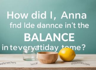 Miten minä, Anna, löysin tasapainon arjen kaaoksessa How did I, Anna, find balance in the chaos of everyday life?