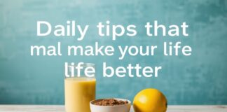 Päivittäiset vinkit, jotka tekevät elämästäsi parempaa Daily tips that make your life better