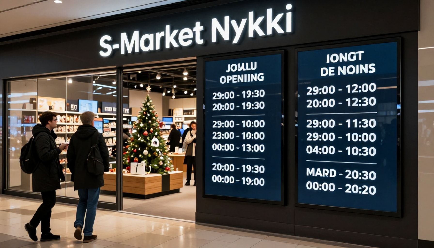 Joulu, juhannus, vappu: näin S-Market Nöykkiön erikoisaukiolot poikkeavat normaalista vuonna 2024