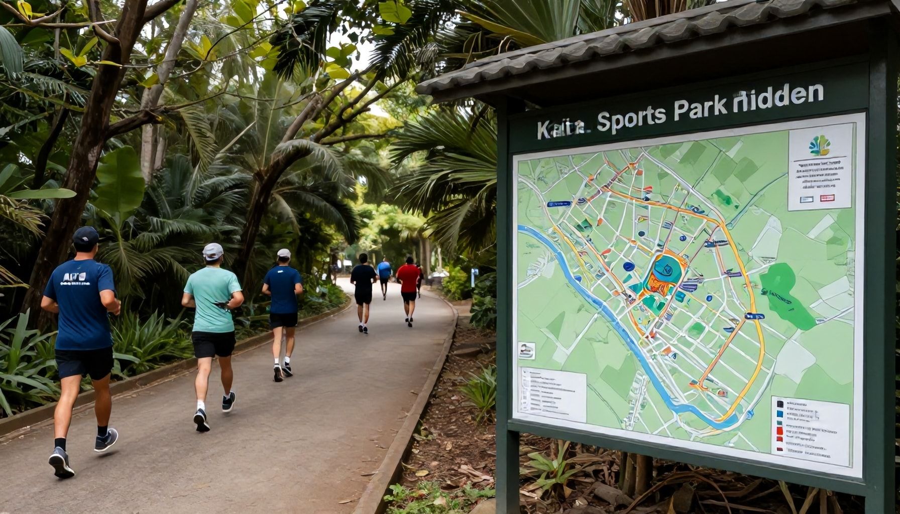 Kaitaan liikuntapuiston salaiset polut: Missä paikalliset lenkkeilevät ja miksi kartta ei näytä kaikkea