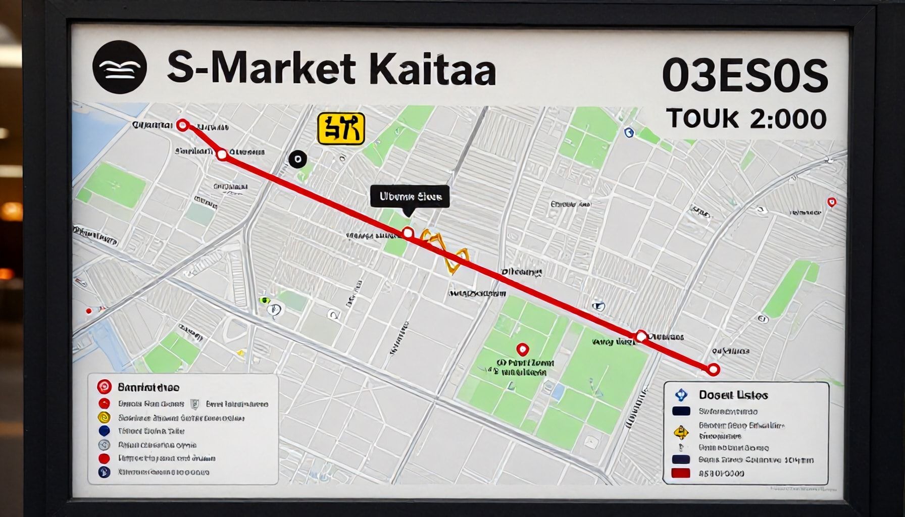 Kartta ja reittiohjeet: Kuinka pääset Kaitaan S-Markettiin juuri ennen sulkemisaikaa – joukkoliikennevinkit mukaan lukien