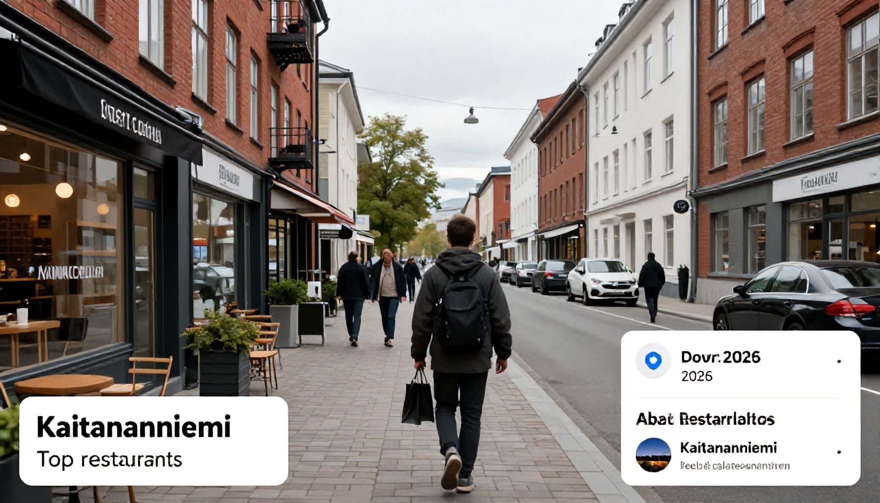 Kartta käteen – optimoitu reitti Kaitananniemen ravintoloiden välillä, jotta et tuhlaa aikaa turhiin kävelymatkoihin*