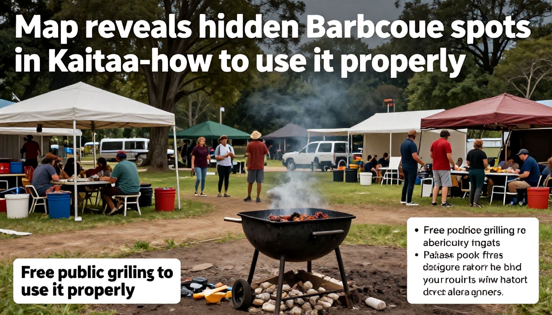 Kartta paljastaa Kaitaalla piilotetut grillikohteet – näin käytät sitä oikein