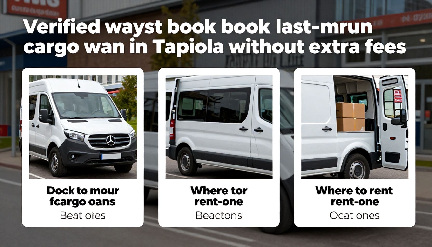 Kuinka varata pakettiauto Tapiolasta viime tipassa ilman ylimääräisiä maksuja (3 todistettua temppua)