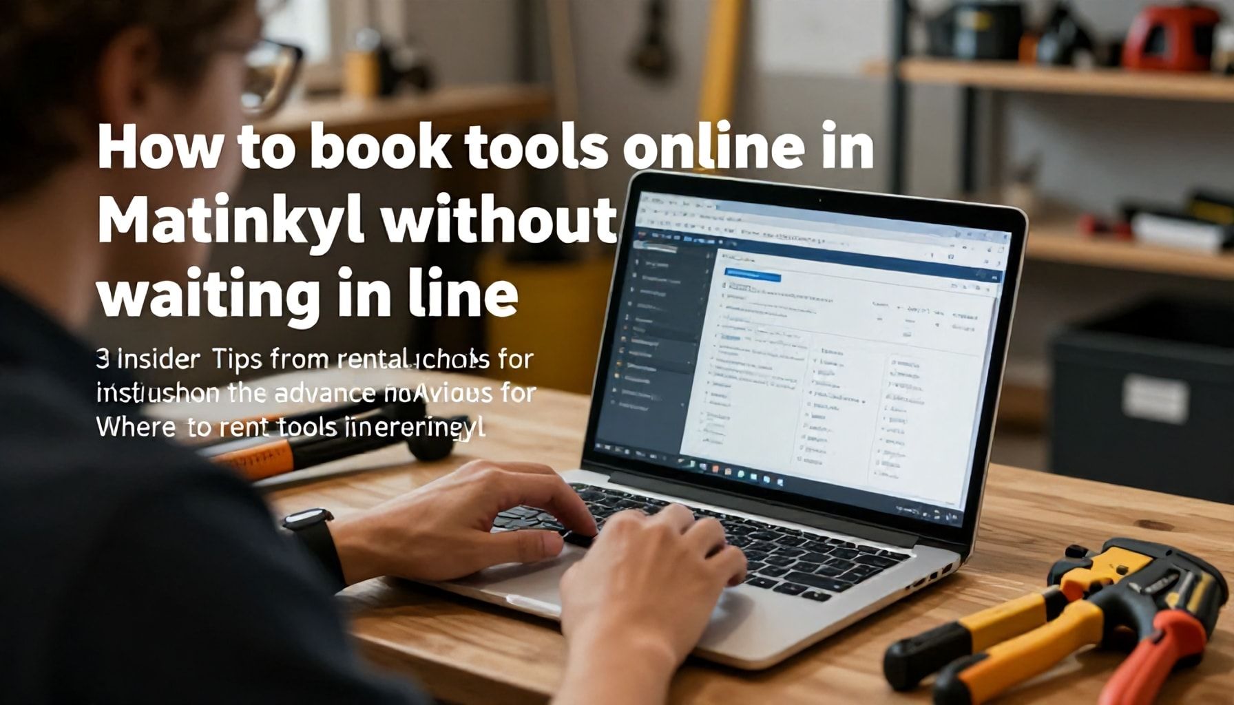 Kuinka varata työkalu netistä Matinkylässä ilman jonottamista – 3 vuokraamon salaiset vinkit etukäteen varaamiseen