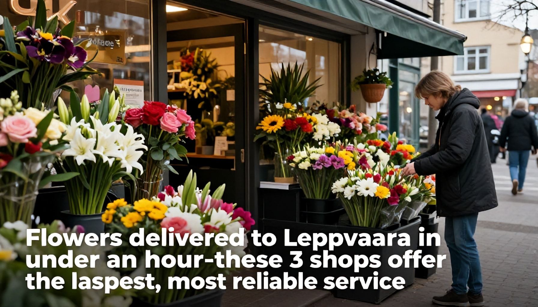 Kukkalähetys Leppävaaraan alle tunnissa – nämä 3 kauppaa toimittavat nopeimmin ja luotettavimmin