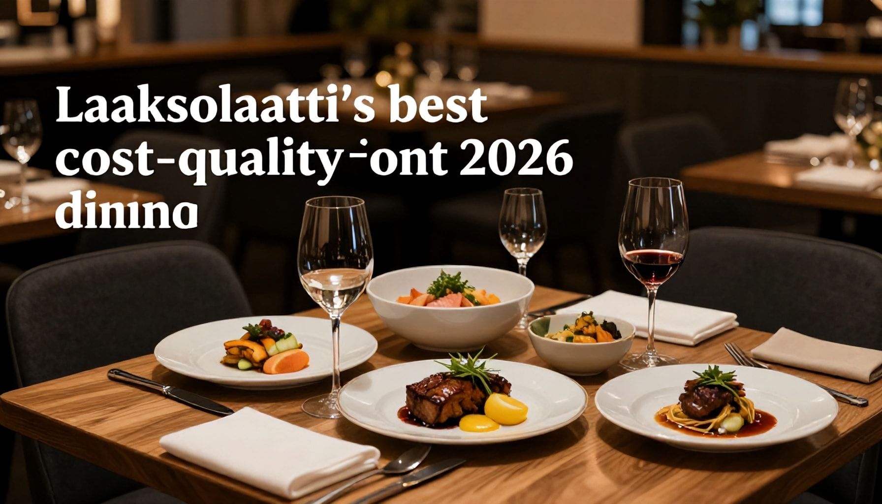 Kustannustehokas gourmet: Laaksolahden parhaat hinnat-laatu-suhteet, kun haluat syödä hyvin alle 30 eurolla