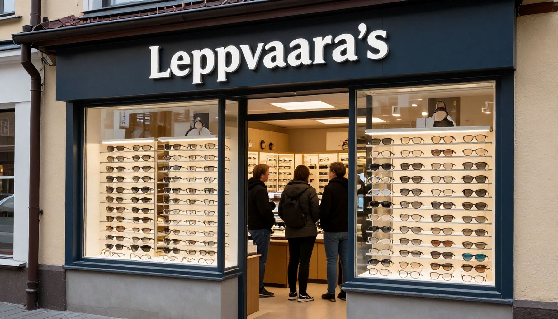 Leppävaaran ainoa optikko, jossa voit testata lasit ulkoilmassa ennen ostoa