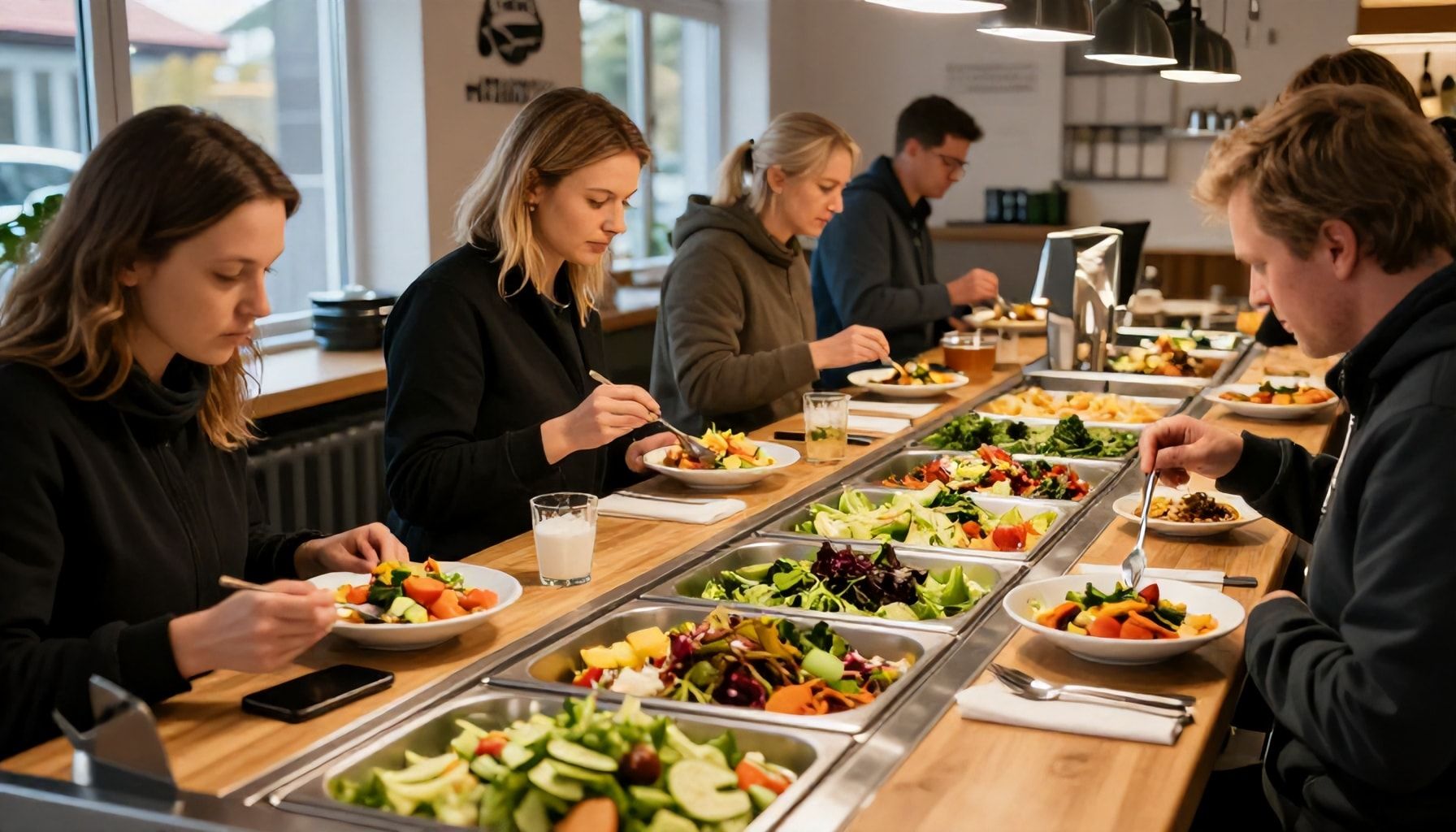 Leppävaaran ainoa paikka, jossa vegaanibuffet on enemmän kuin salaattipöytä