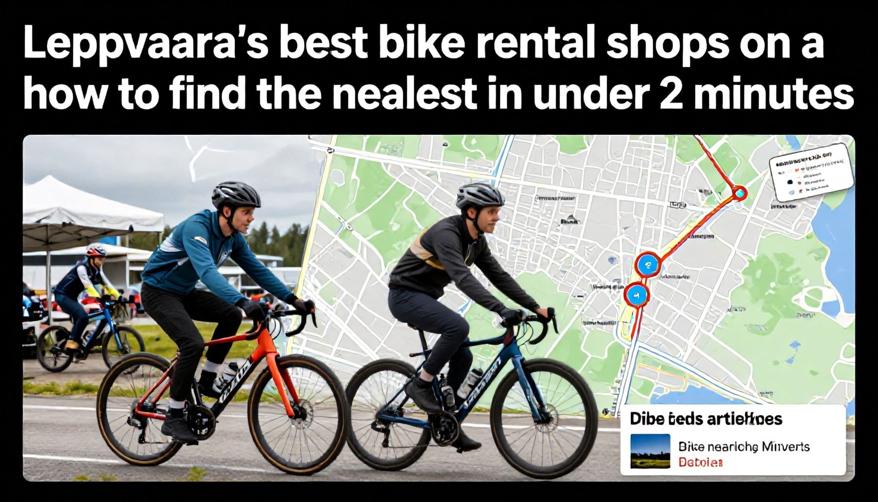 Leppävaaran parhaat pyörävuokraamot kartalla – näin löydät lähimmän 2 minuutissa