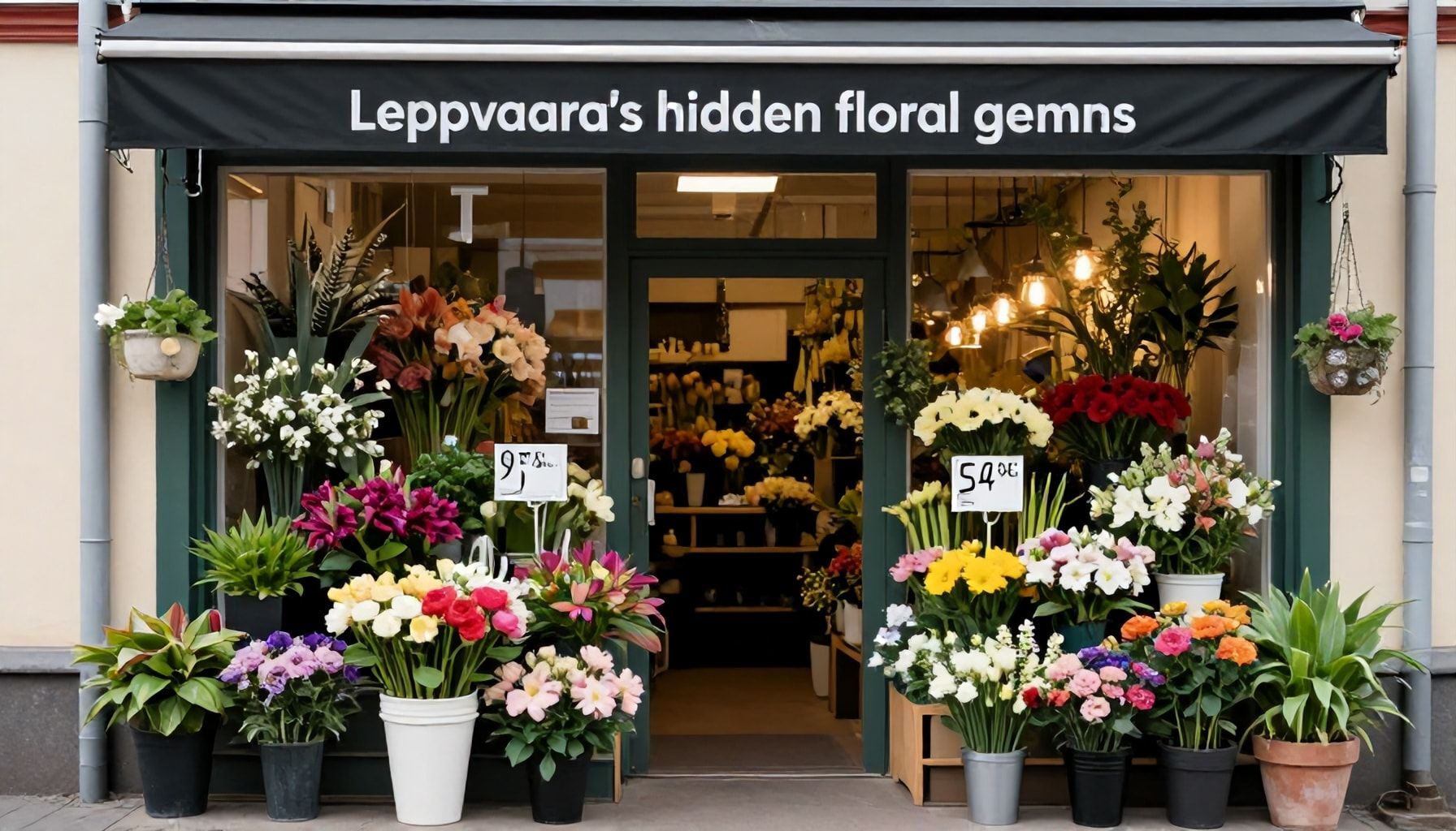 Leppävaaran piilotetut helmi: Kukkakaupat, joita harvat tuntevat – mutta joissa hinnat ja valikoima yllättävät