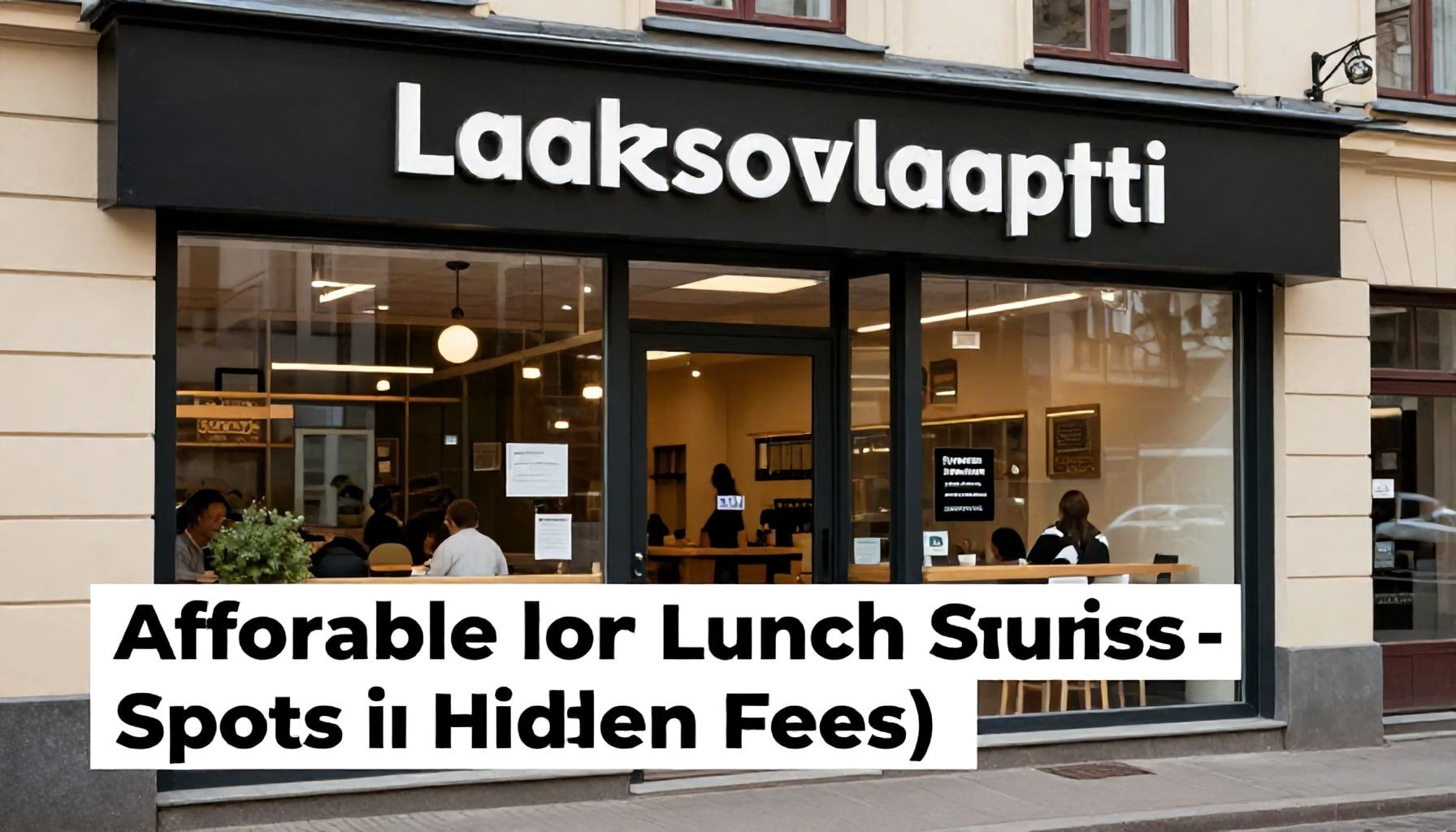 Lounaspaikat Laaksolahti edullisesti – näin vältät turhat lisämaksut ja saat eniten vastinetta rahoillesi