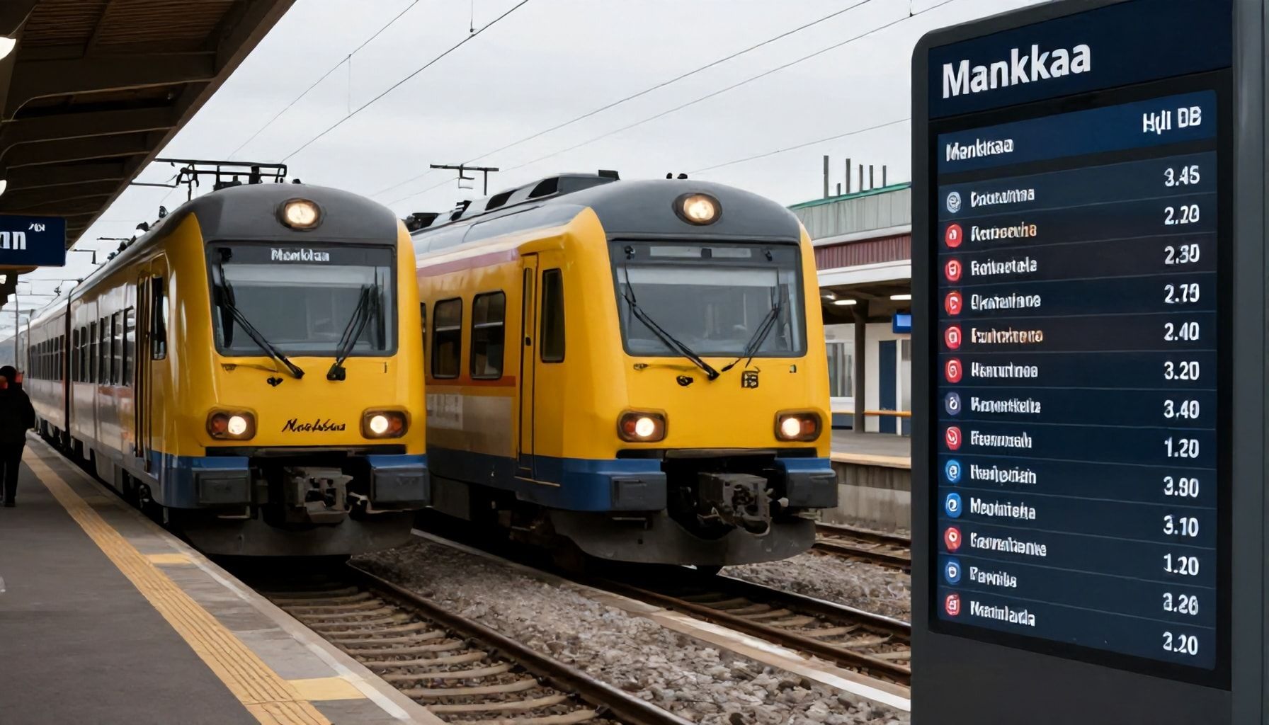 Mankkaa–Helsinki-välillä: 3 yllättävää aikaa, jolloin junat kulkevat harvemmin kuin luulet