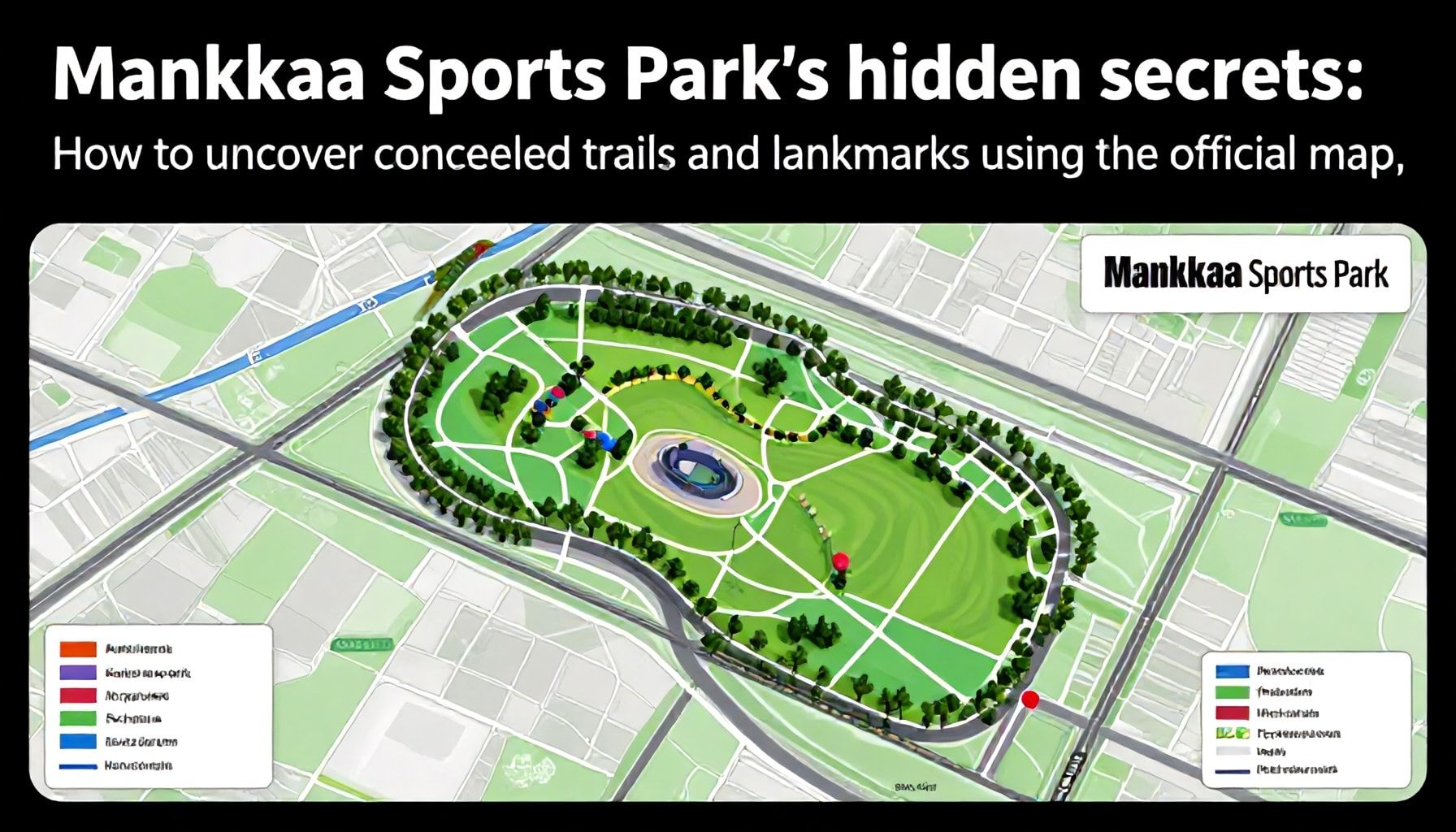 Mankkaan liikuntapuiston salaisuudet: Näin löydät piilotetut polut ja nähtävyydet kartan avulla