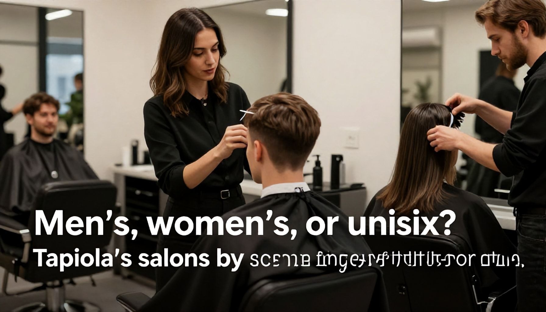 Miehille, naisille vai unisex? Tapiolan kampaamot erikoistumisittain – valitse omaan tyyliisi sopiva
