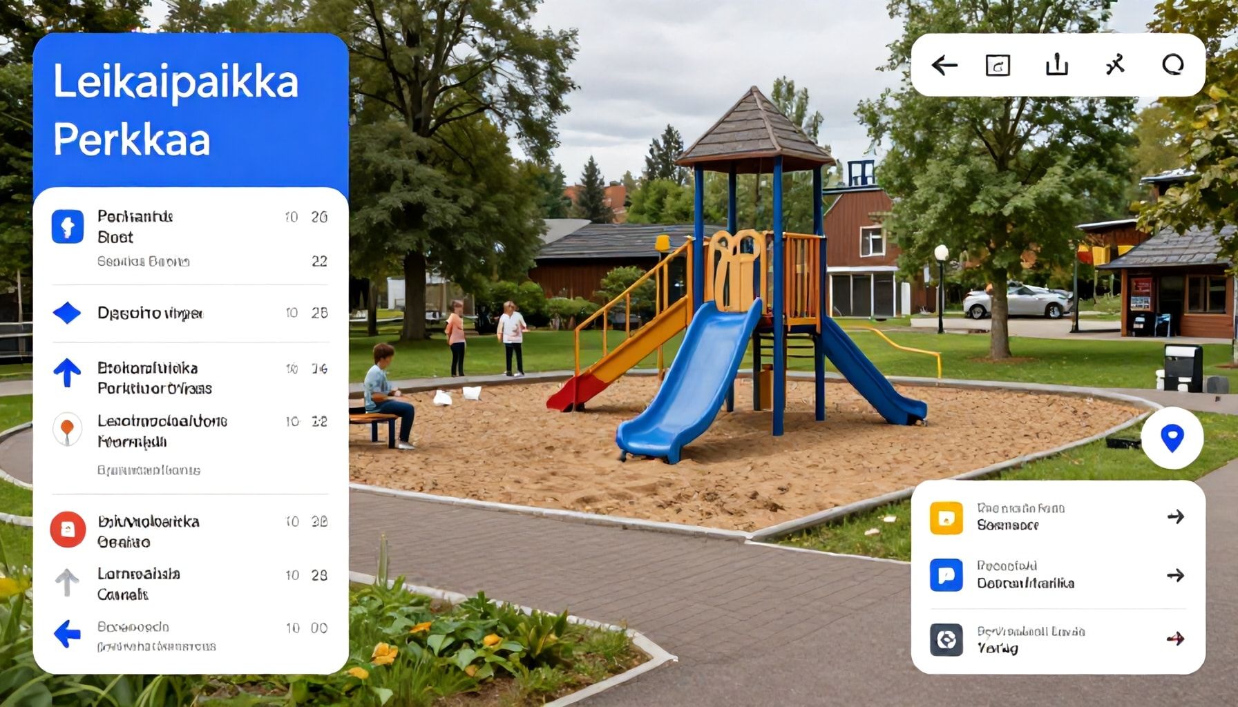 Miksi Google Mapsin reittiohjeet eivät aina toimi Perkkaan leikkipuistoille – ja mitä sen sijaan kannattaa käyttää