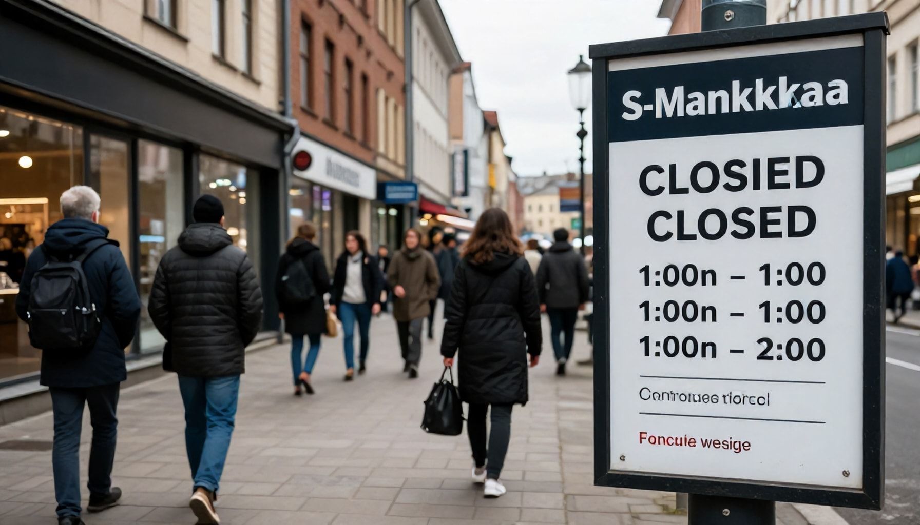 Miksi Mankkaan S-Market sulkee ajoittain poikkeuksellisesti? Yllättävien kiinniolojen syyt ja varautuminen