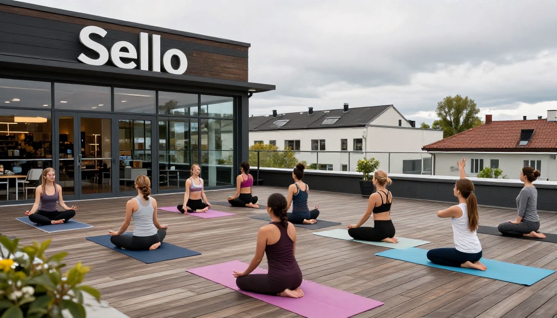 Miksi Sello-kauppakeskuksen katto on joogien suosikkipaikka – ja miten sinne pääsee