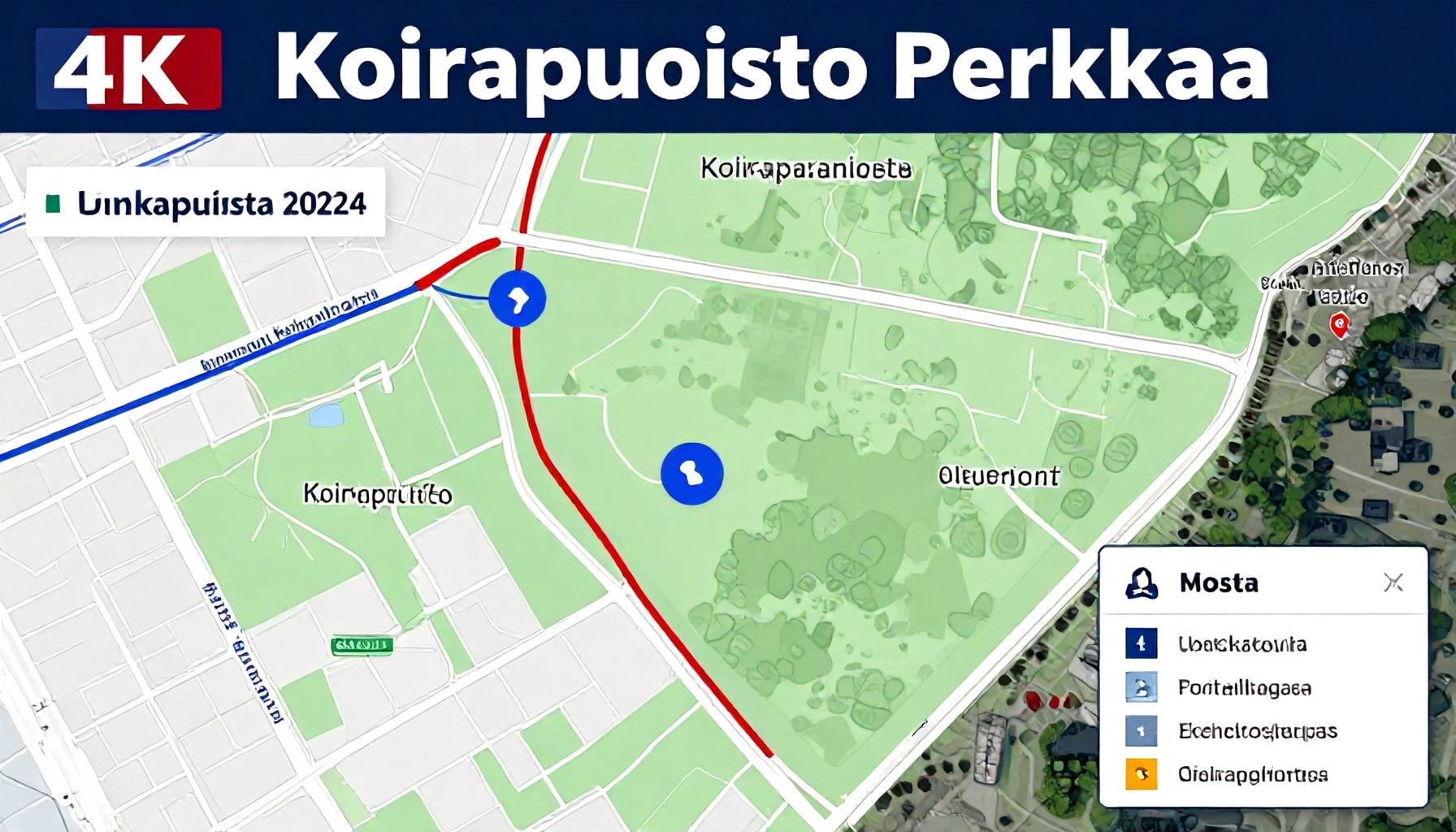 Mistä Koirapuisto Perkkaa tarkalleen löytyy – tarkka osoite ja karttalinkki navigointia varten