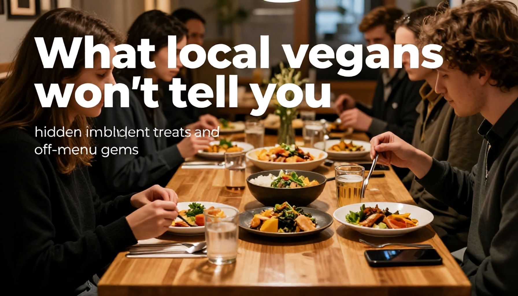 Mitä paikalliset vegaanit eivät kerro: salaiset herkut ja piilotetut valikot