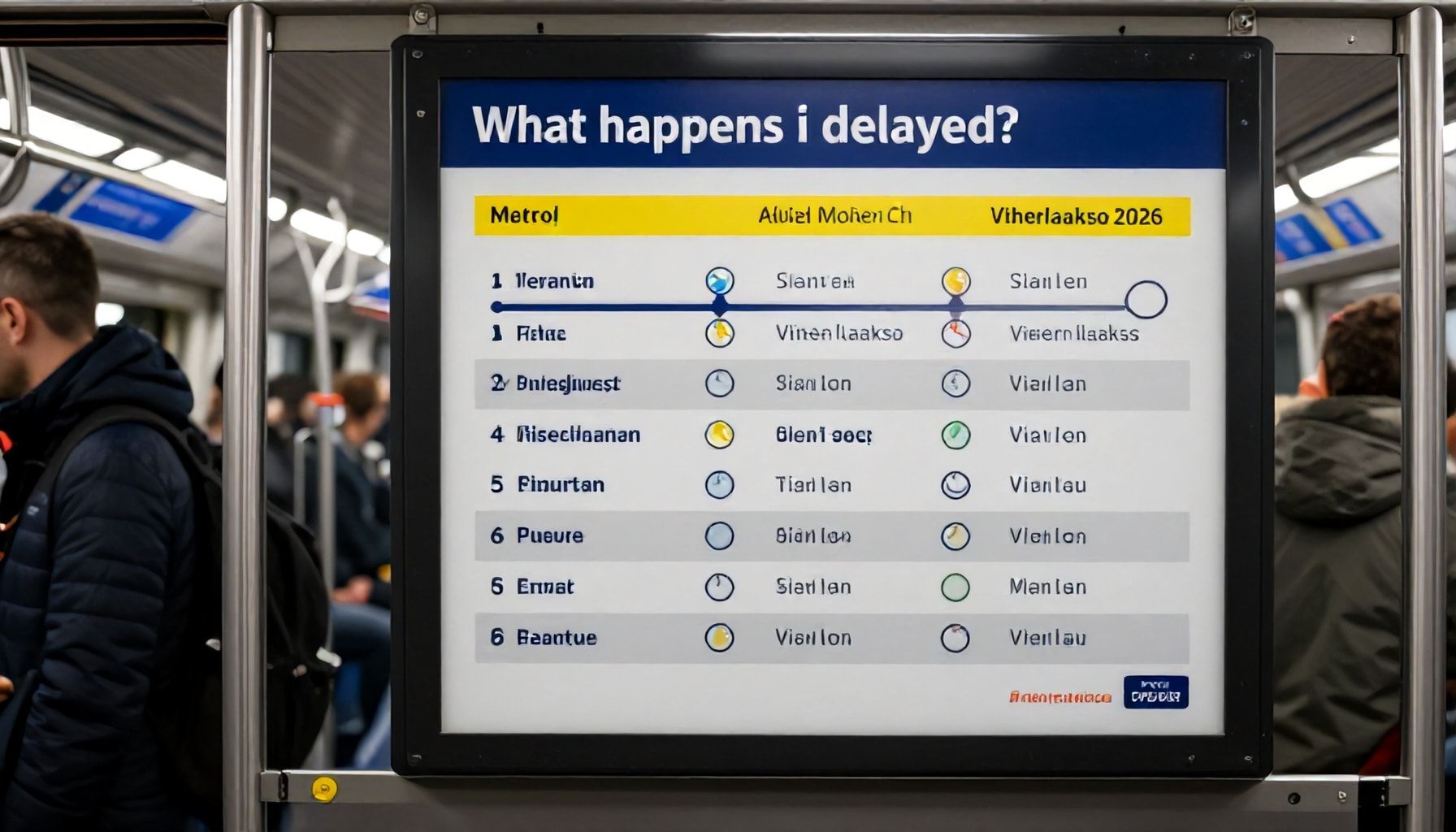 Mitä tapahtuu, jos metroni myöhästyy? Viherlaakson linjan korvausliikenteen ja häiriötilanteiden selkeä opas