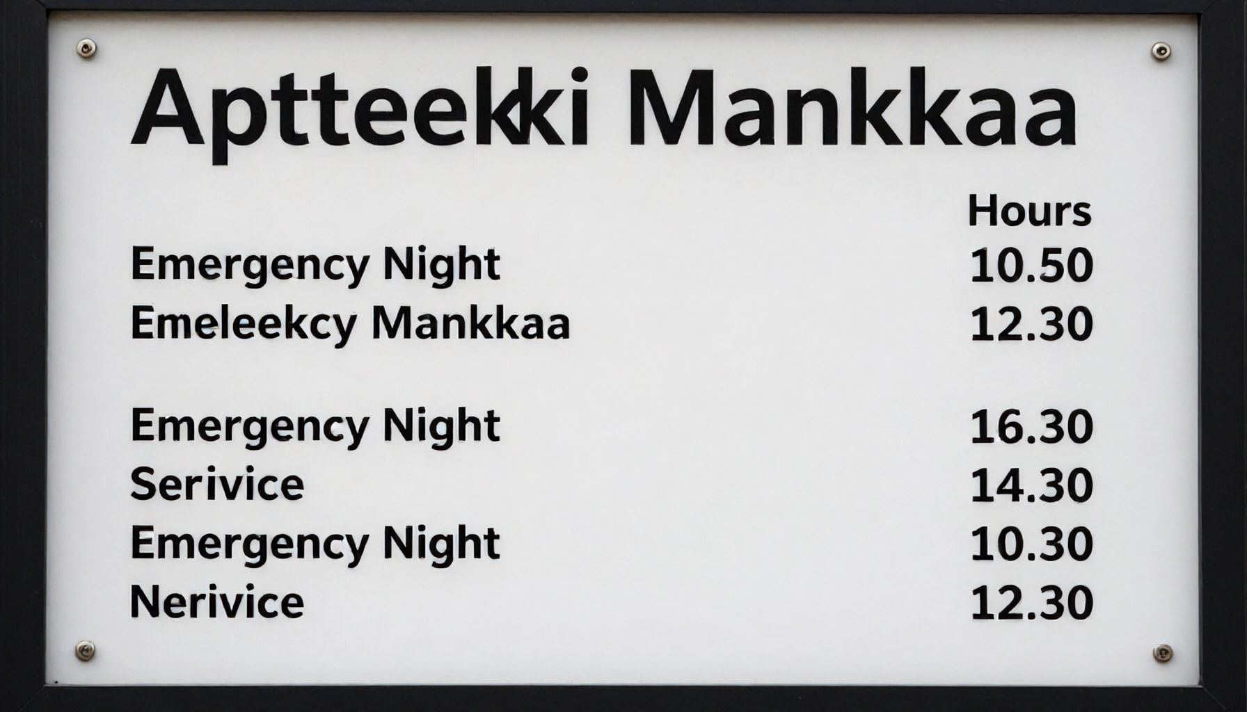 Miten löydät Apteekki Mankkaan aukiolon myös kiireellisissä tilanteissa: yö-, viikonloppu- ja pyhäpäiväpalvelut selkokielellä