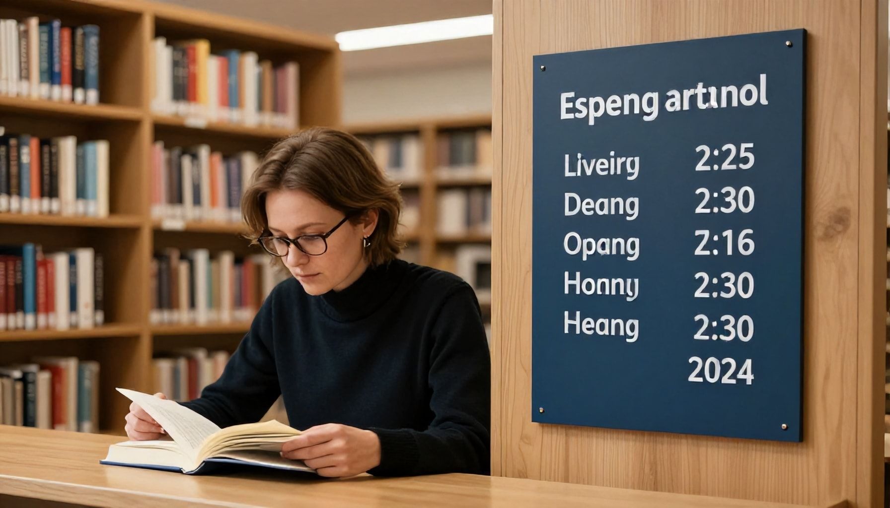 Miten löydät hiljaisimman lukuaikahetken Espoonkartanon kirjastosta vuonna 2024