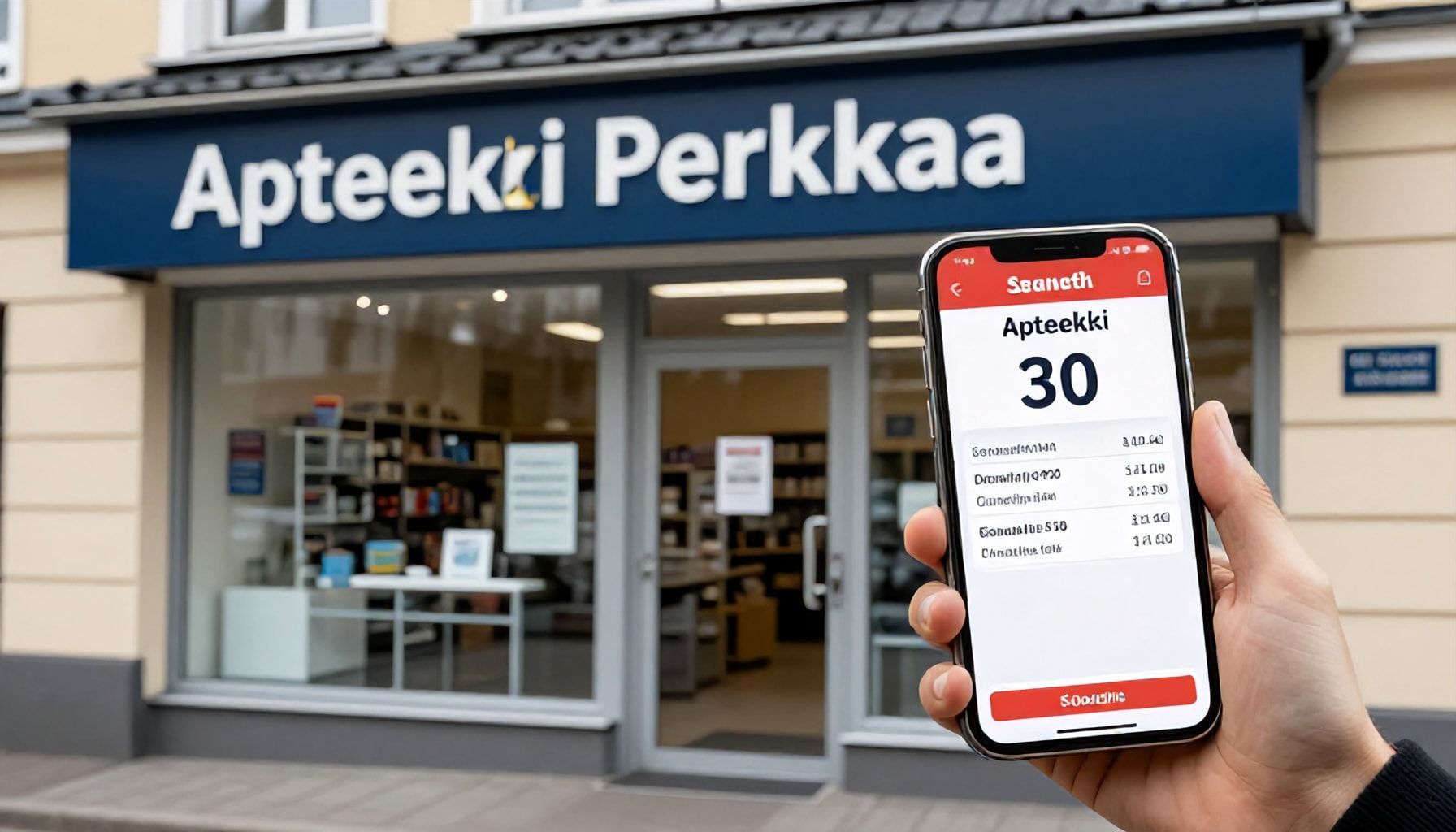 Miten löydät lähimmän Apteekki Perkkaan 30 sekunnissa (ilman sovellustakin)