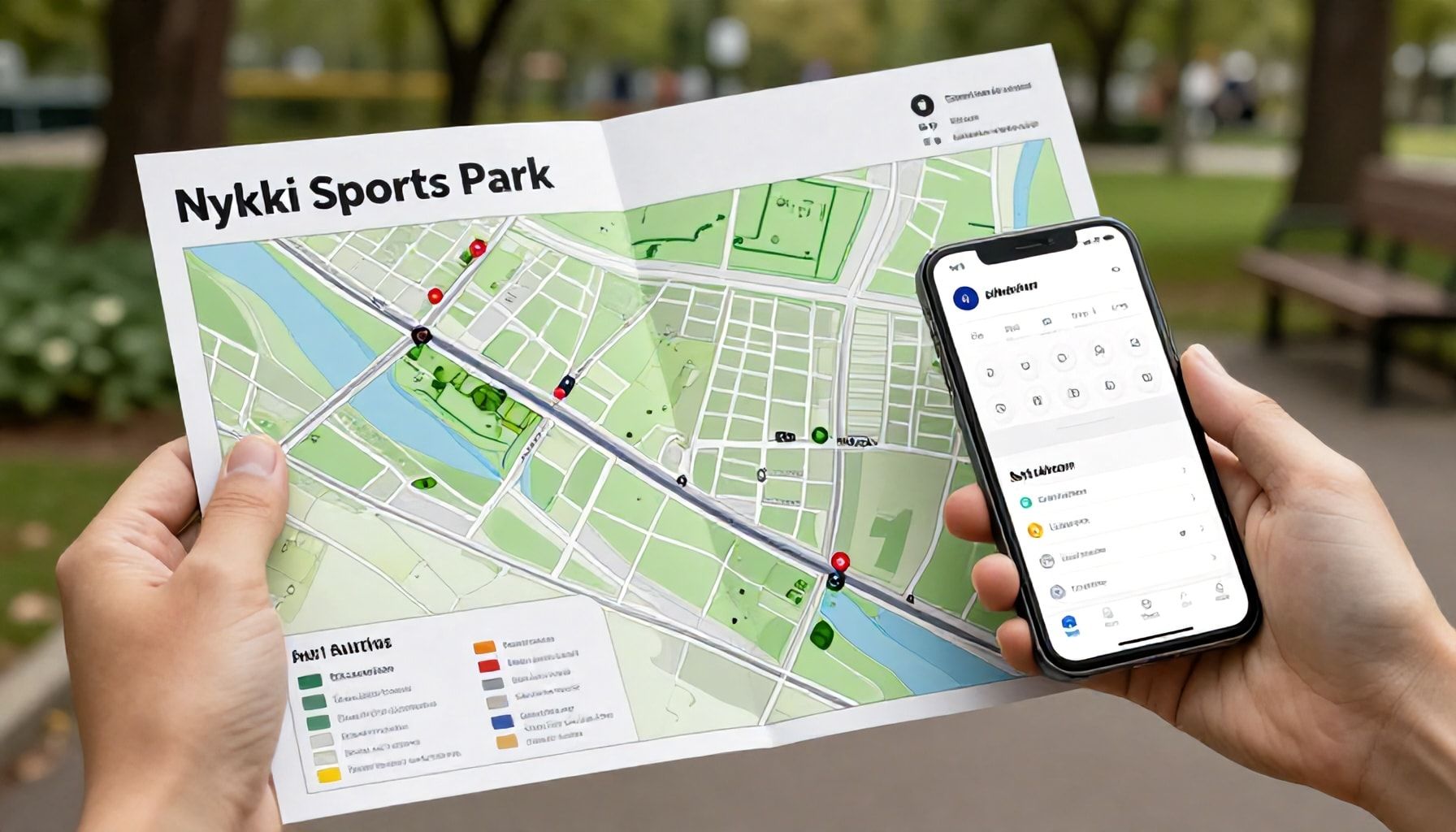 Miten navigoit puiston reiteillä ilman eksymistä – helppo opas kartan lukemiseen ja sovellusten hyödyntämiseen