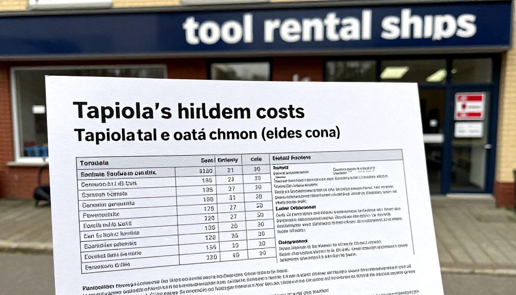 Miten välttää piilotetut kustannukset: Tapiolan vuokraamojen hinnastot ja sopimukset läpikotaisin