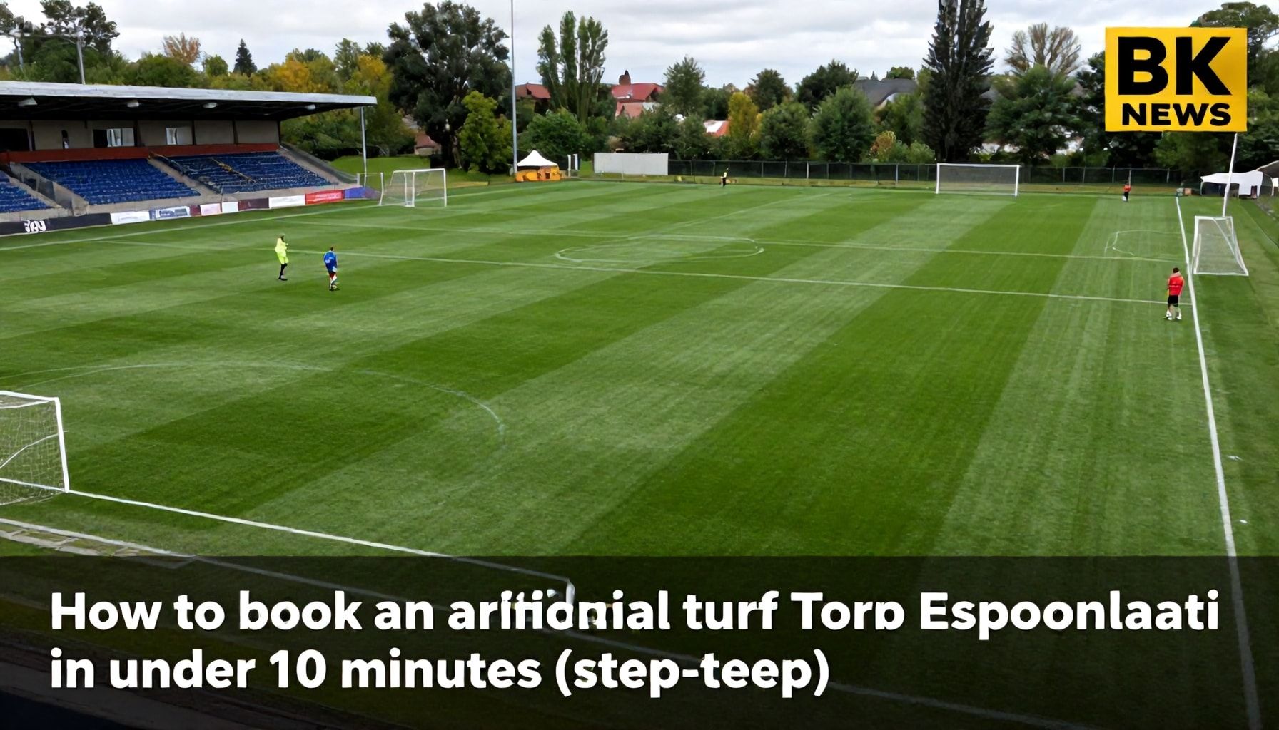 Miten varata tekonurmikenttä Espoonlahdesta alle 10 minuutissa (askel askeleelta)