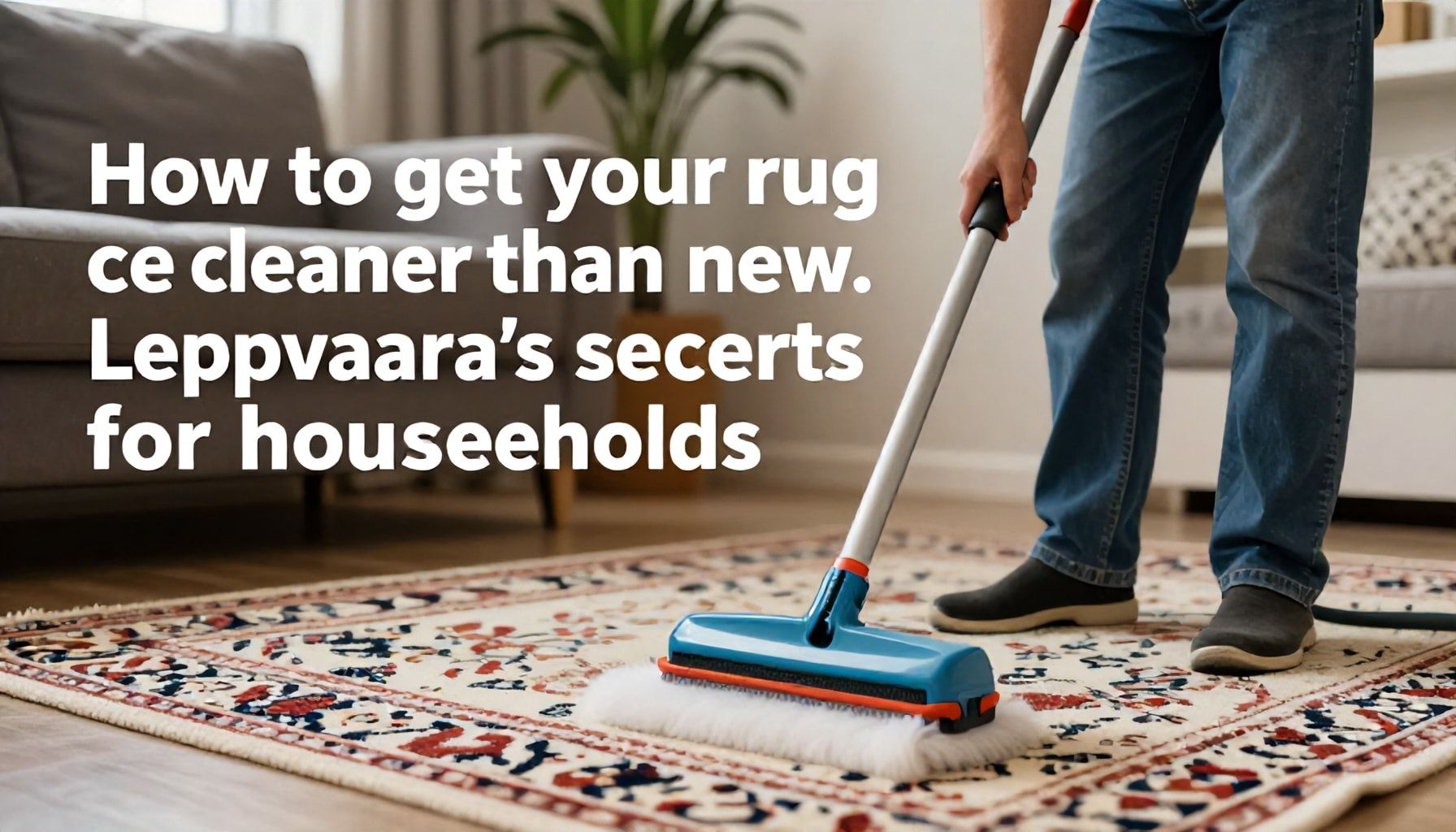 Näin saat mattoasi puhtaammaksi kuin uutena: Leppävaaran ammattilaisten salaisuudet kotitalouksille