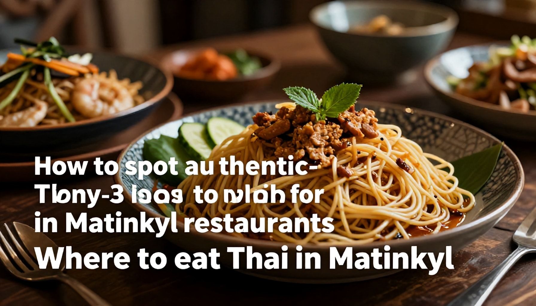 Näin tunnistat aidon thai-maun – 3 merkkiä, joita kannattaa tarkkailla Matinkylän ravintoloissa