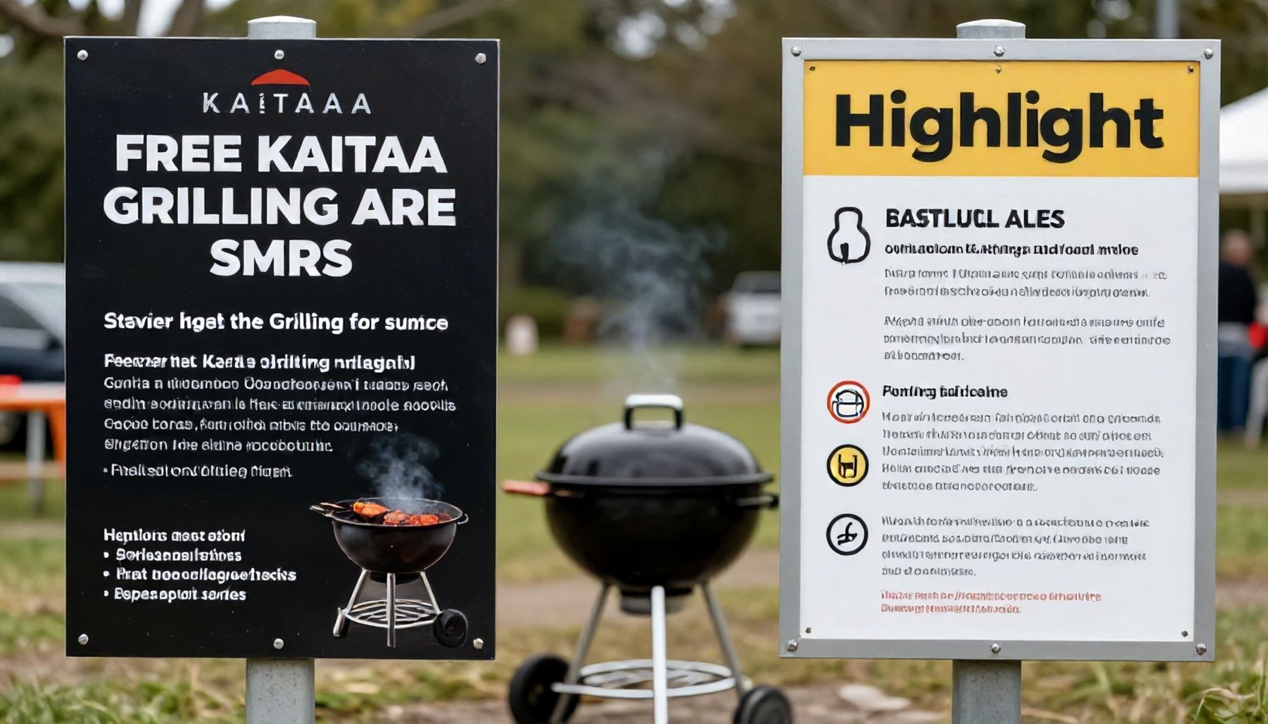 Näin tunnistat laillisen ja turvallisen grillipaikan Kaitaalla – viralliset merkit ja säännöt selväksi