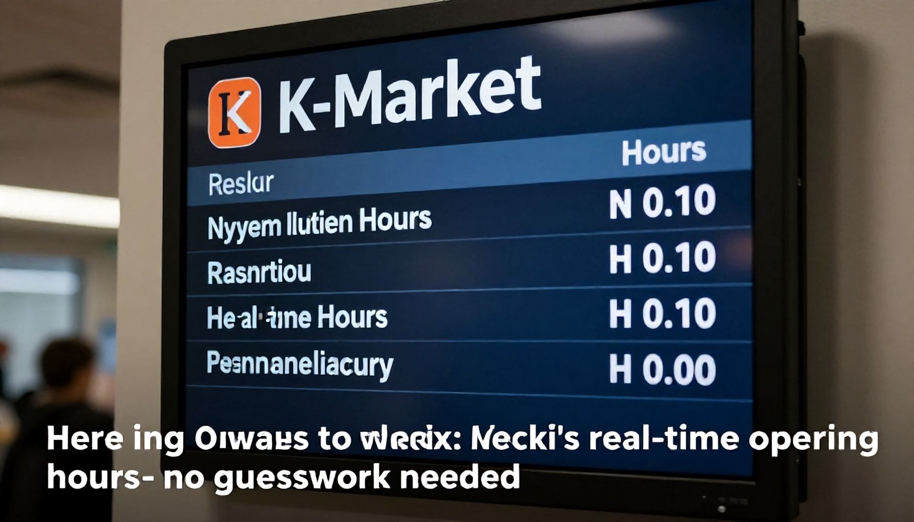 Oletko myöhässä? Tässä 3 tapaa tarkistaa Nöykkiön K-Marketin reaaliaikaiset aukiolot ilman arvaamista