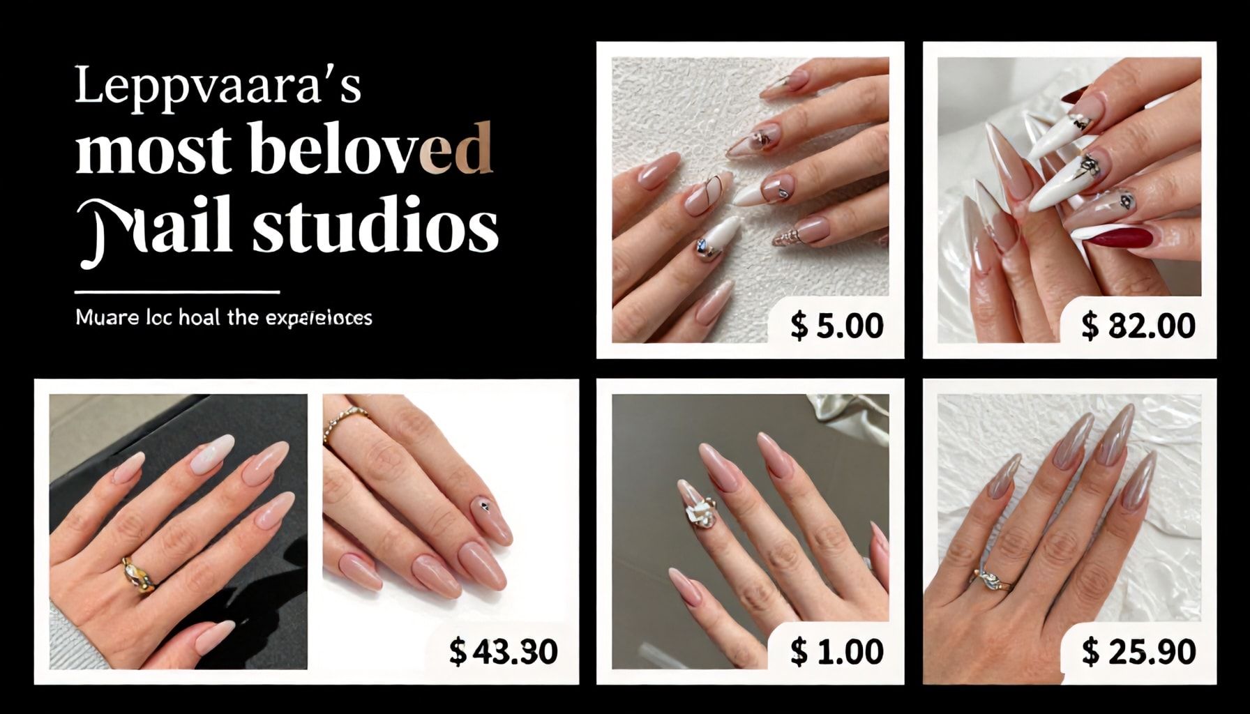 Paikallisten suosimat kynsistudiot Leppävaarassa – asiakkaiden rehelliset kokemukset ja hinnat vertailussa