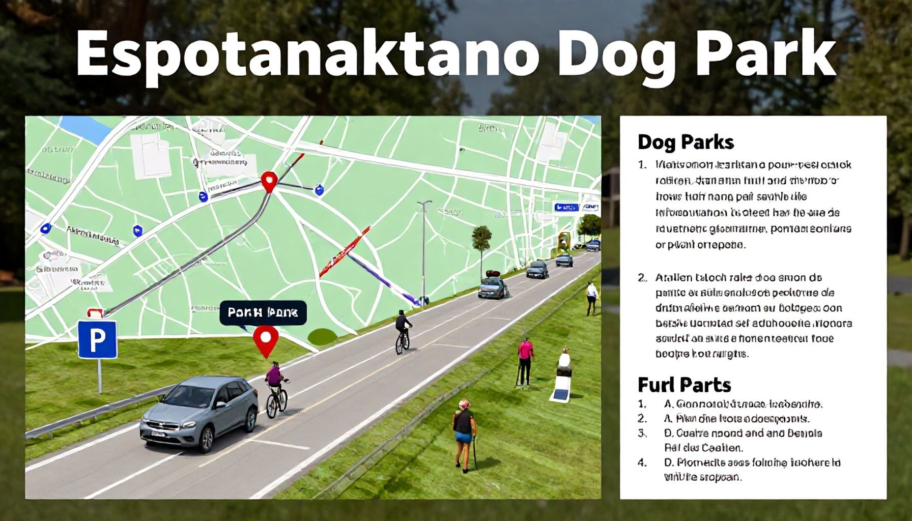 Parhaat reitit koirapuistoon pyörällä, autolla ja kävellen – välttämättömät vinkit ruuhka-aikojen ja pysäköinnin suhteen