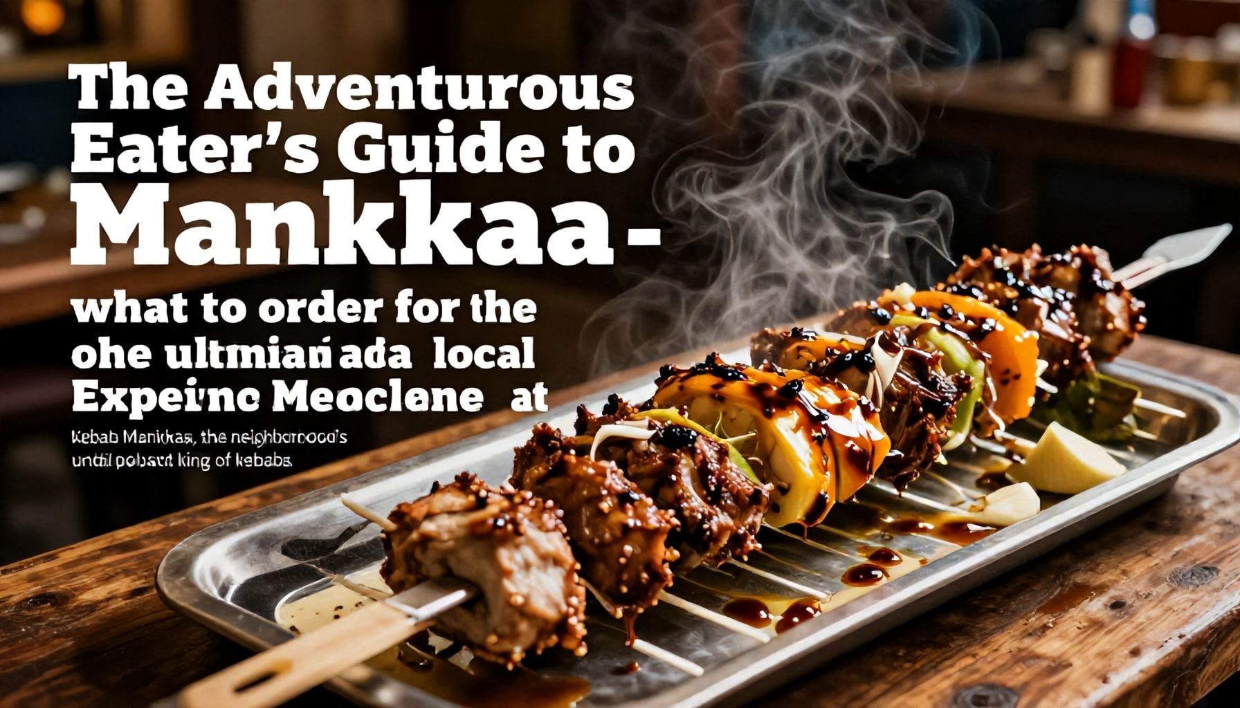 Rohkean syöjän opas: Mitä tilaat Mankkaalta, jos haluat paikallisten parhaimman kokemuksen