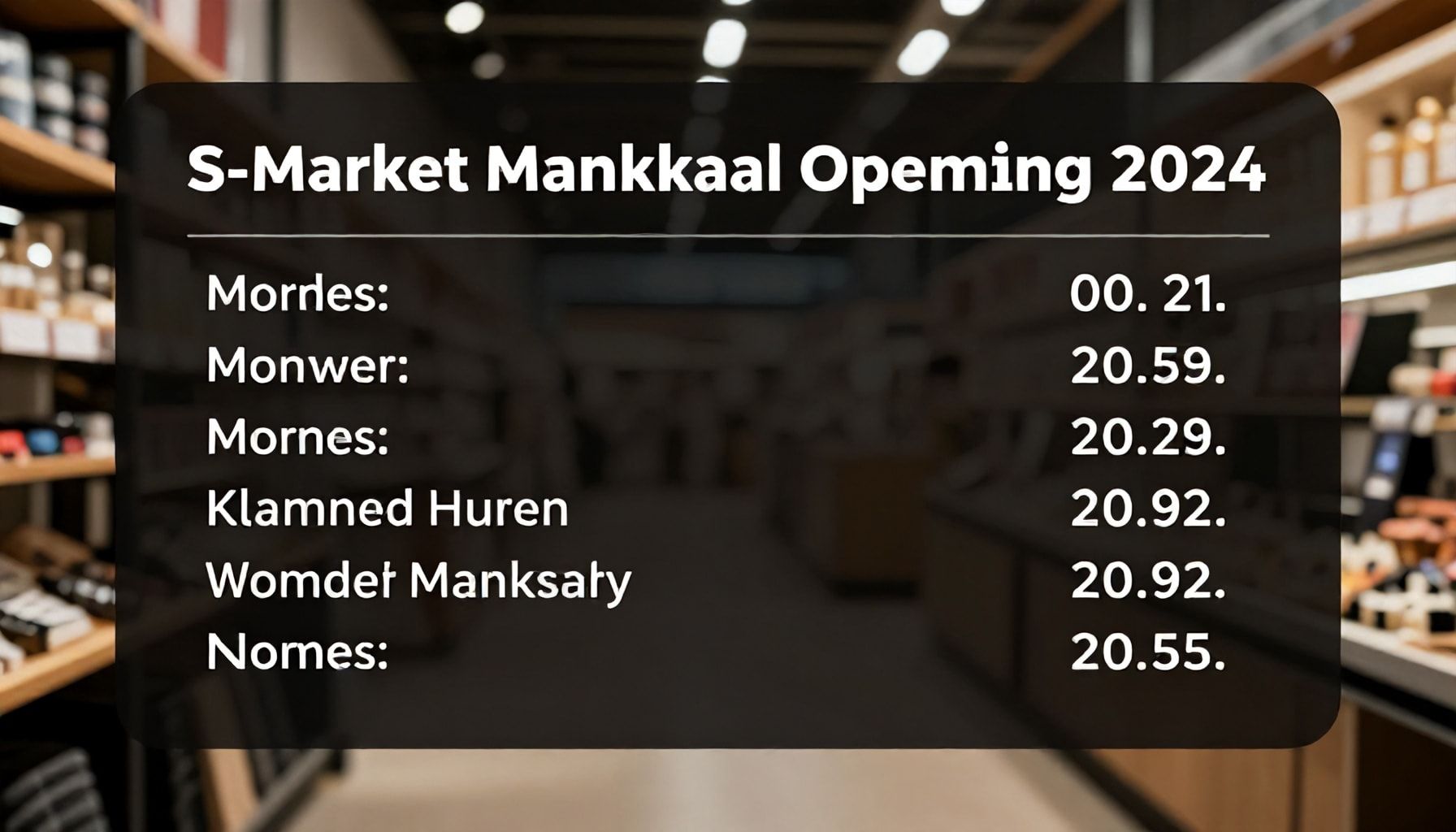 S-Market Mankkaan tarkat aukiolot arkisin, viikonloppuisin ja pyhin – vuodelle 2024 vahvistettu aikataulu