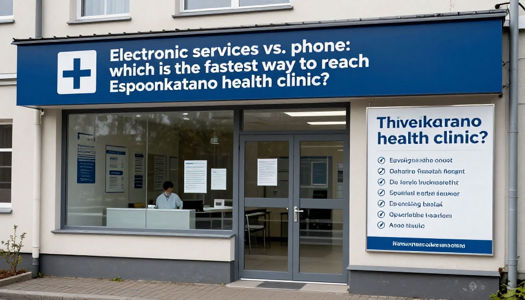 Sähköiset palvelut vs. puhelin: kumpi on nopein tie Espoonkartanon lääkäriaseman yhteyteen?