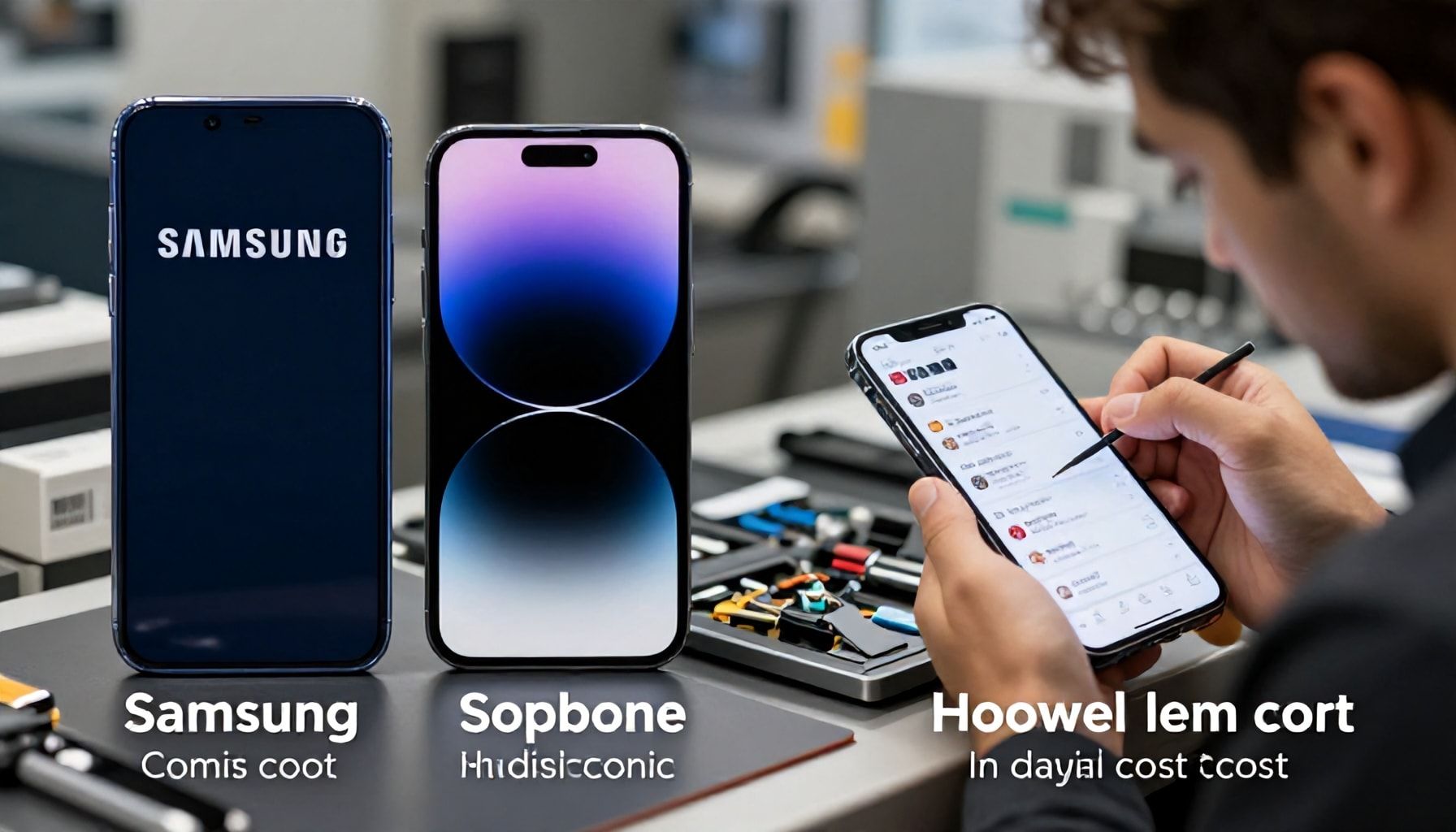 Samsungin, iPhonen ja Huawein korjausten hintaeroja Tapiolassa: missä merkkikohtainen osaaminen kannattaa?