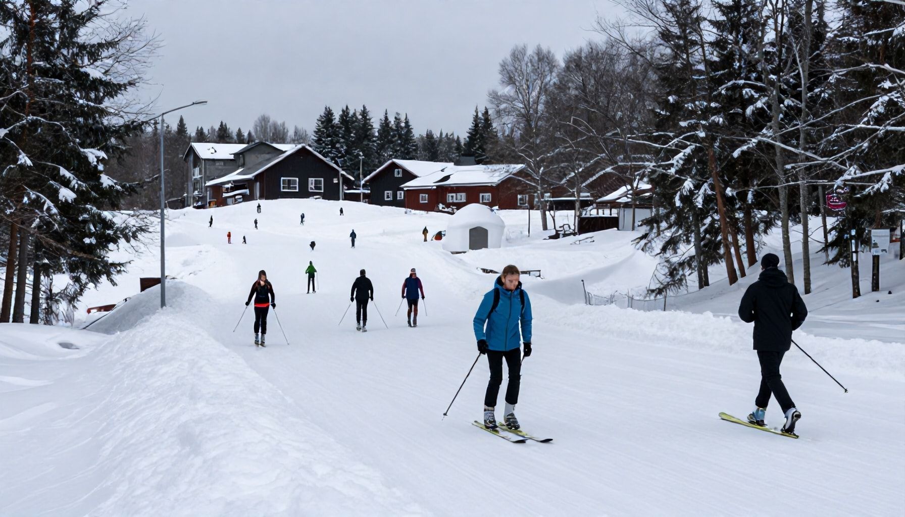 Talvellinen ulkoiluhelmi: Näin hyödät Espoonkartanon hiihtolatuja ja valaistuja polkuja