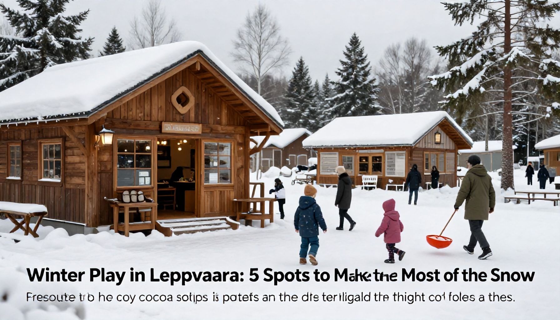 Talvileikit Leppävaarassa: 5 paikkaa, missä lumesta saa eniten irti – mukana reittivinkit kuumalle kaakaolle