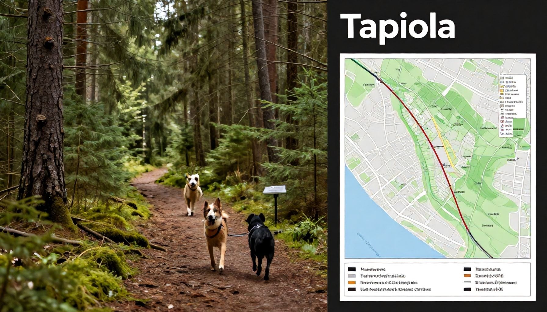 Tapiolan salaiset metsäpolut, joissa koira pääsee juoksemaan vapaana – kartat ja parhaat aikataulut