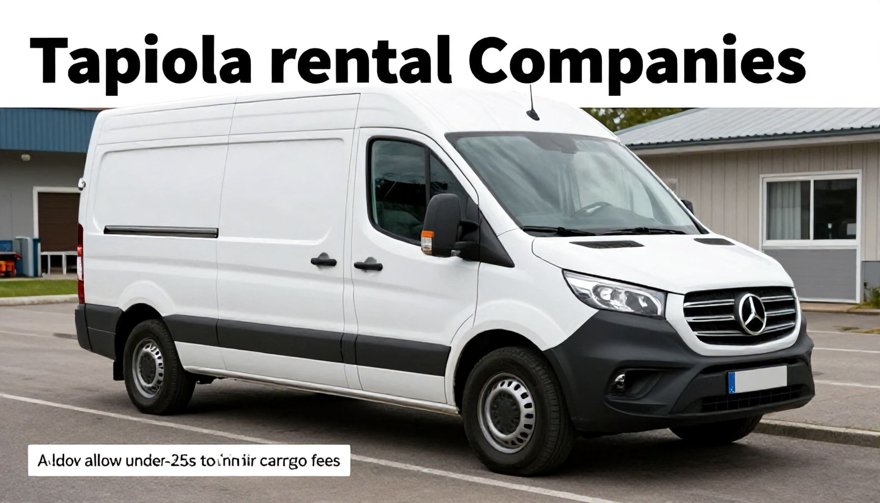 Tapiolan vuokraamot, jotka sallivat alle 25-vuotiaiden pakettiauton vuokrauksen – ehdot ja piilokulut paljastettu