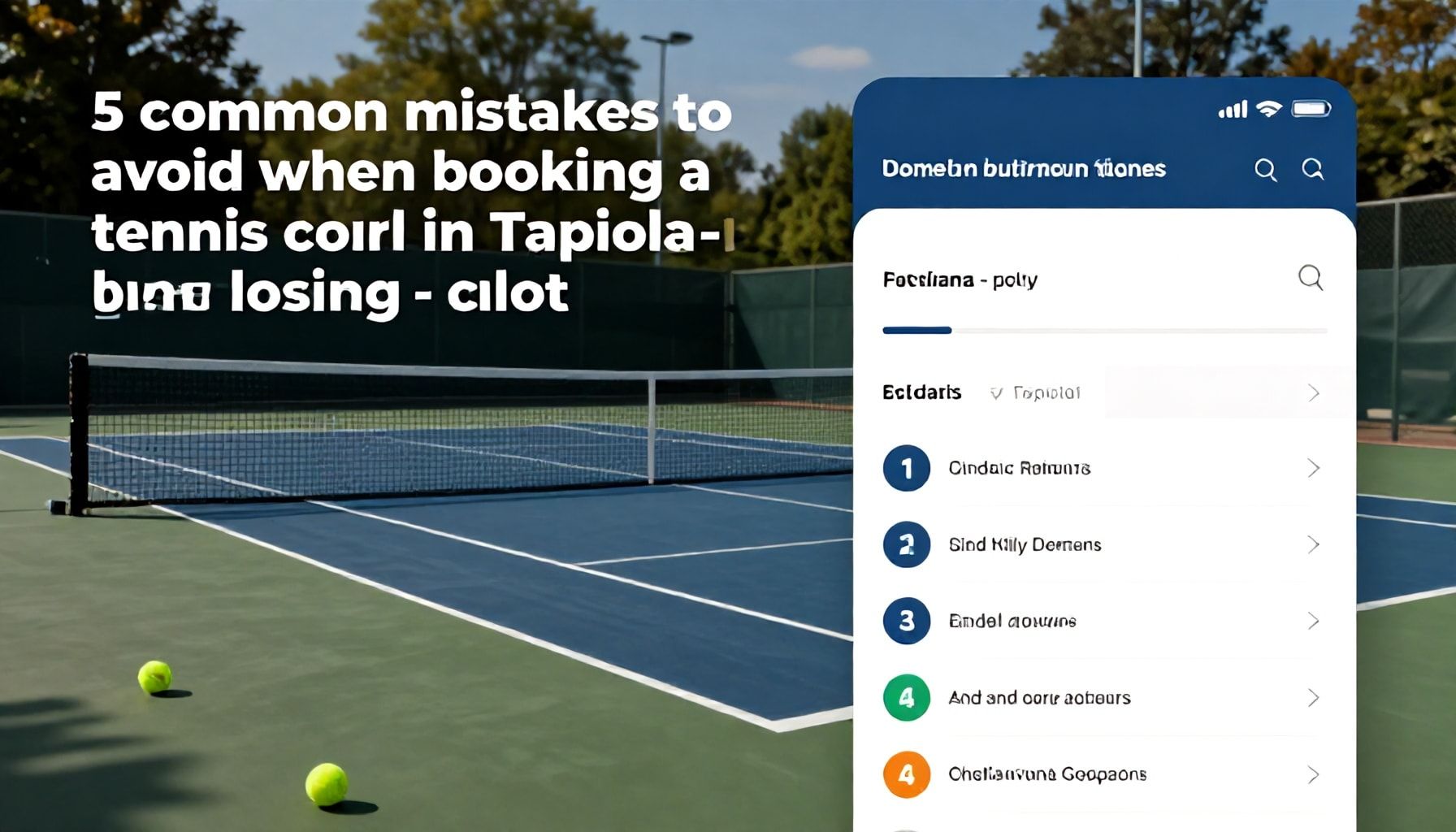 Vältä nämä 5 virhettä, kun varaat tenniskentän Tapiolasta – tai jää ilman vuoroa
